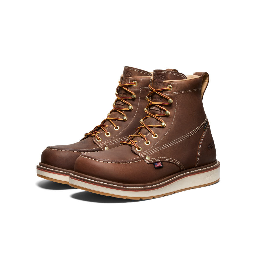 Men's Liberty 6\" Waterproof Boot (Carbon Toe) | Chestnut/Gum