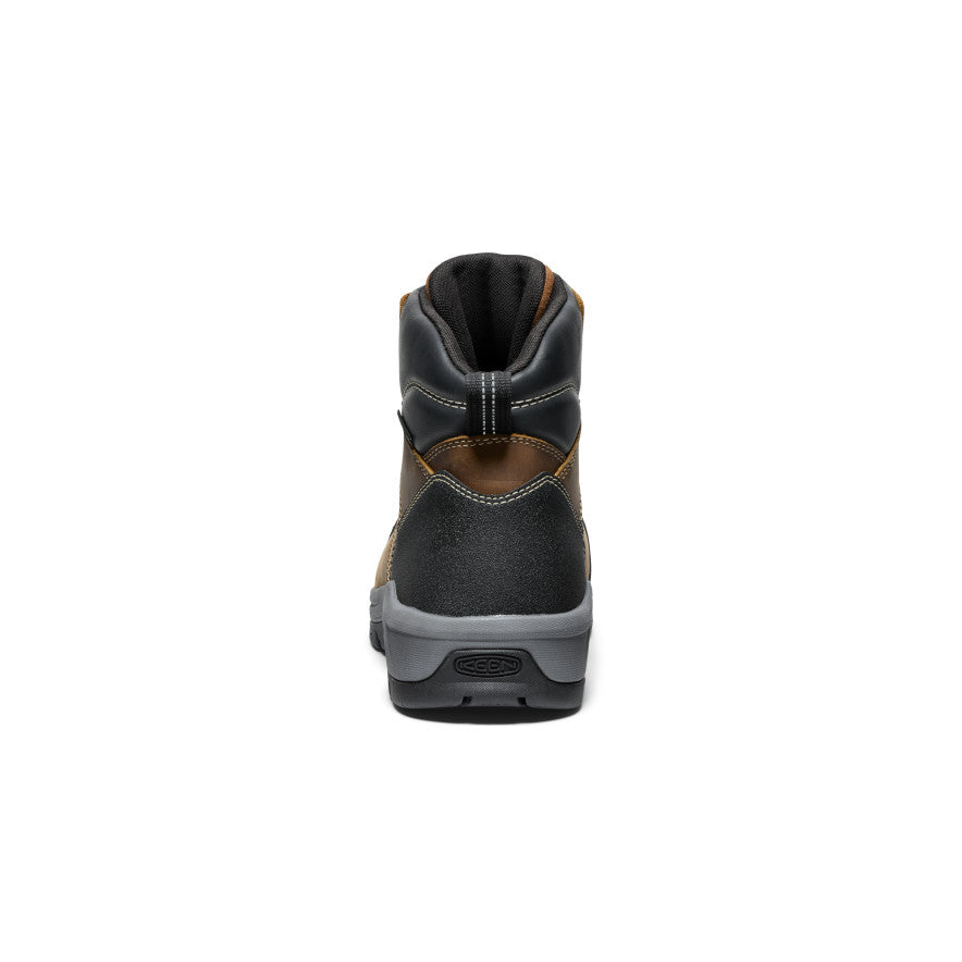 Men's Evanston 6\" Insulated Waterproof Boot (Carbon Toe) | Bison/Black