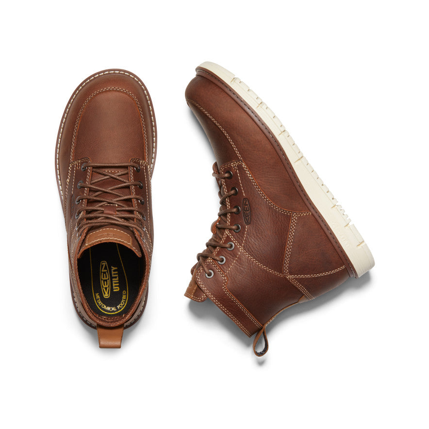Men's San Jose 6\" Boot (Soft Toe) | Gingerbread/Off White