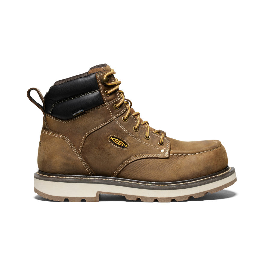 Men's Cincinnati 6\" Waterproof 90° Heel Boot (Carbon Toe) | Belgian/Sandshell