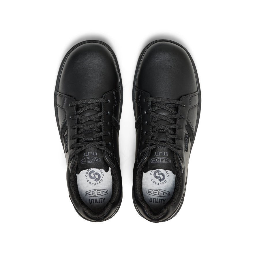 Men's Kenton WTX Work Shoe (Soft Toe) | Black/Black
