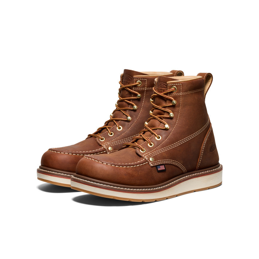 Men's Liberty 6\" Boot (Soft Toe) | Leather Brown/Birch