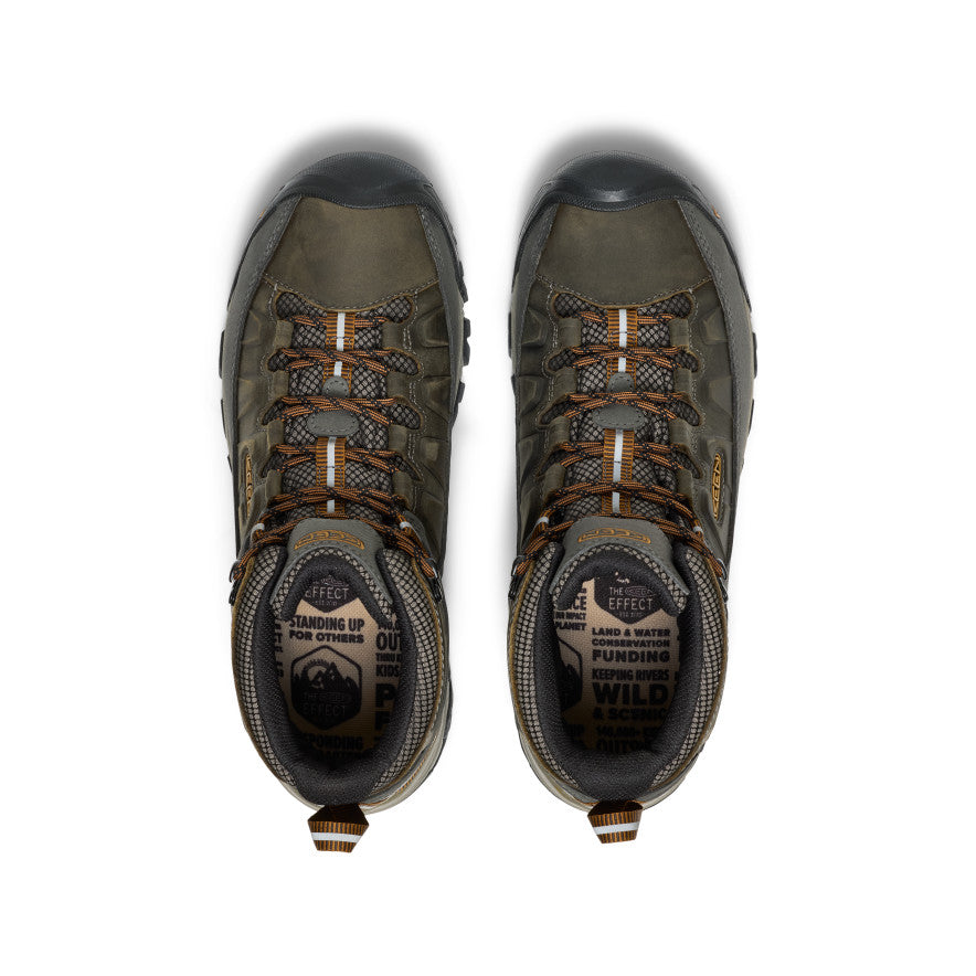 Men's Targhee III Waterproof Mid Wide | Black Olive/Golden Brown