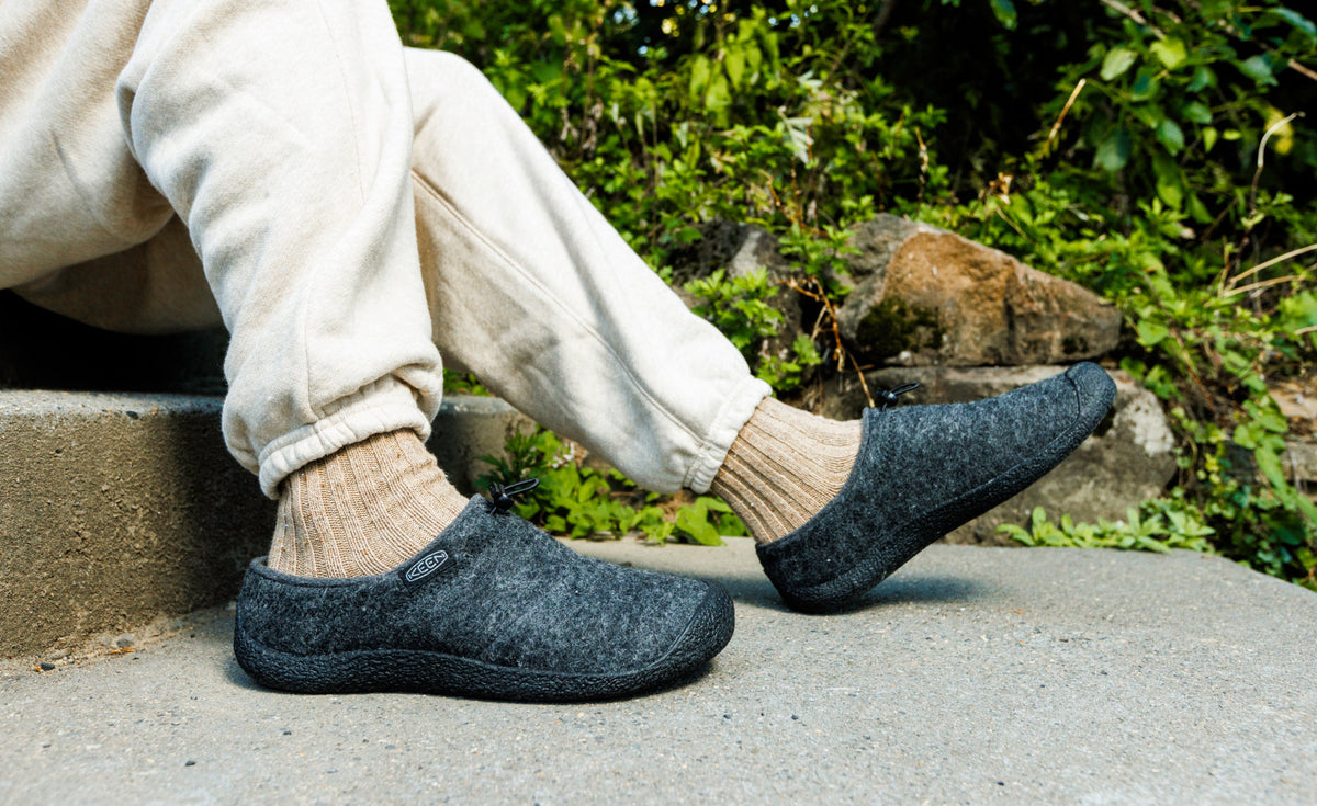 Men's Howser III Slide | Charcoal Grey Felt/Black
