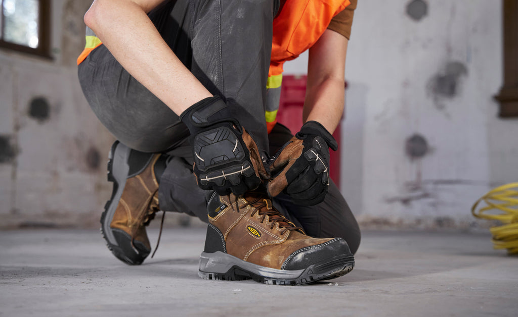 Women's Evanston 6\" ESD Boot (Carbon Toe) | Bison/Black