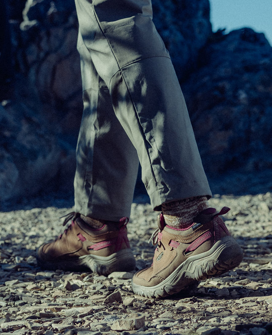 Women's Targhee IV Waterproof Hiking Shoe | Steel Grey/Lily Pad