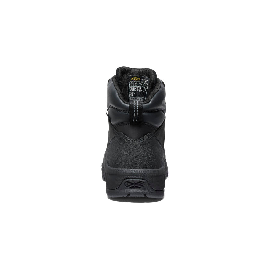 Men's Evanston 6\" Waterproof Boot (Carbon Toe) | Black/Black