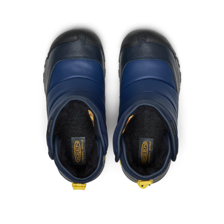 Big Kids' Puffrider Waterproof Winter Boot | Naval Academy/Mango Mint
