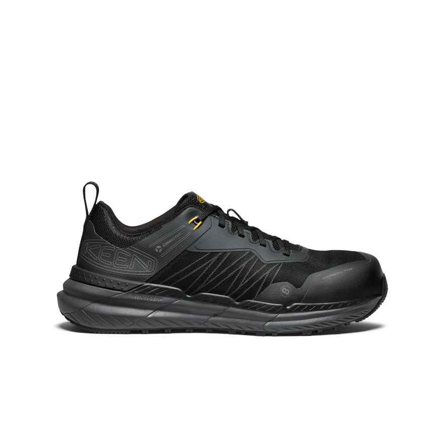 Men's Speedworks Work Sneaker (Carbon Toe) | Black/Steel Grey