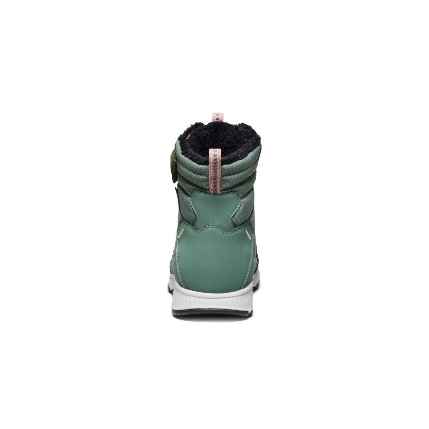 Big Kids' Skua Waterproof Winter Boot | Dark Forest/Rose Elegance