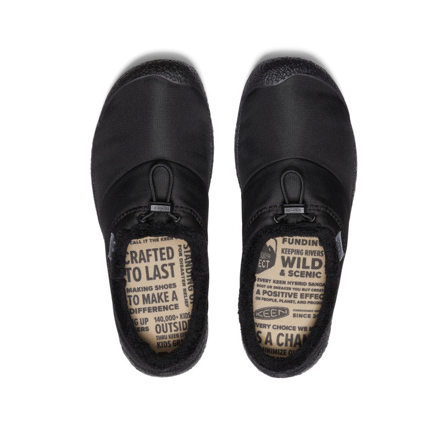 Women's Howser III Slide | Black Smooth Nylon