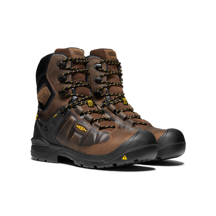 Men's Dover 8\" Insulated Waterproof Boot (Carbon Toe) | Dark Earth/Black