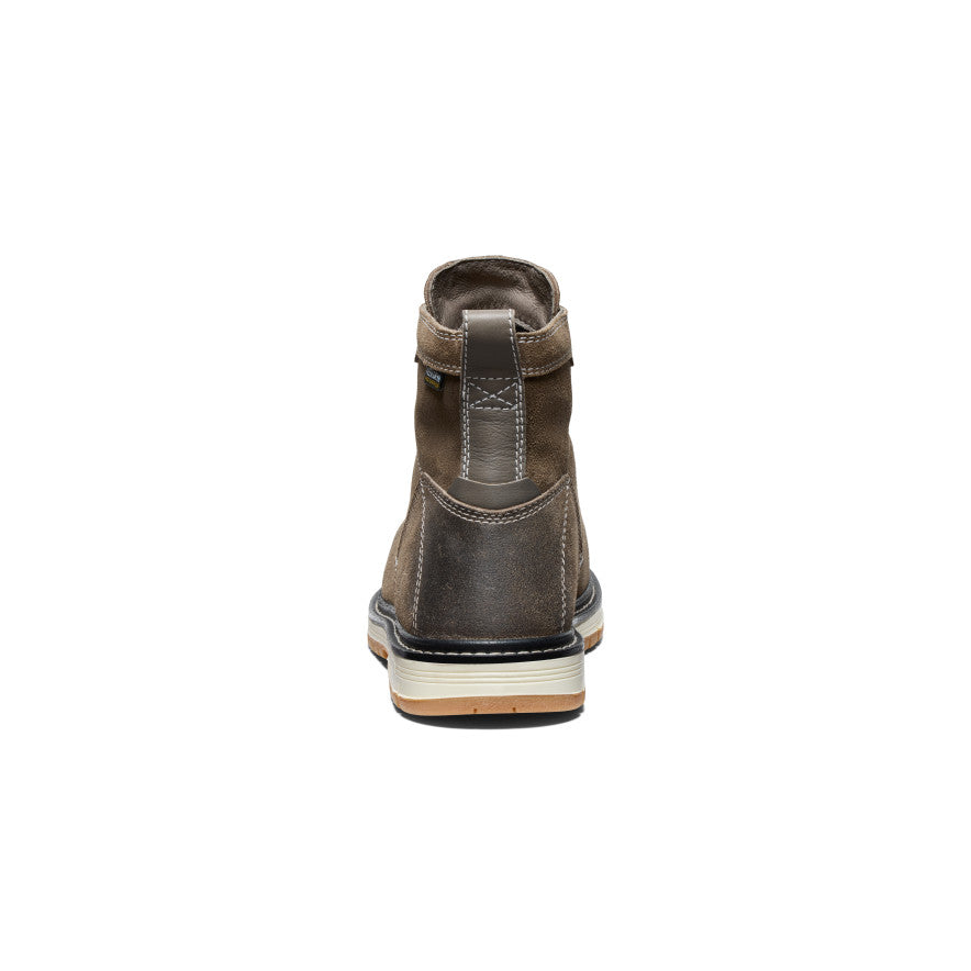 Women's San Jose 6\" Waterproof 90° Heel Boot (Aluminum Toe) | Steel Grey/Gum