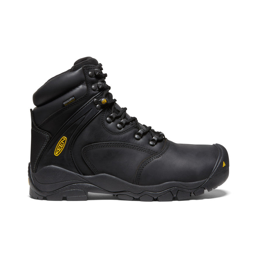Men's Louisville 6\" Waterproof Boot (Steel Toe) | Black
