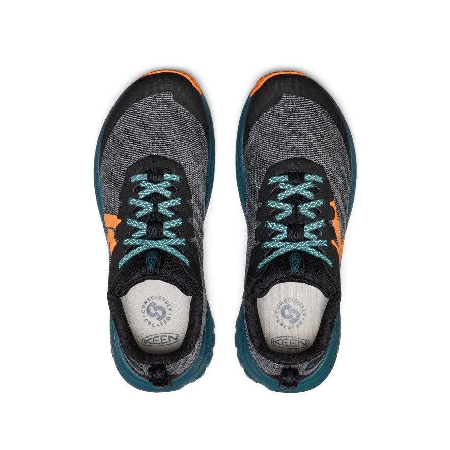 Men's Roam Trail Running Shoe | Black/Orange Peel