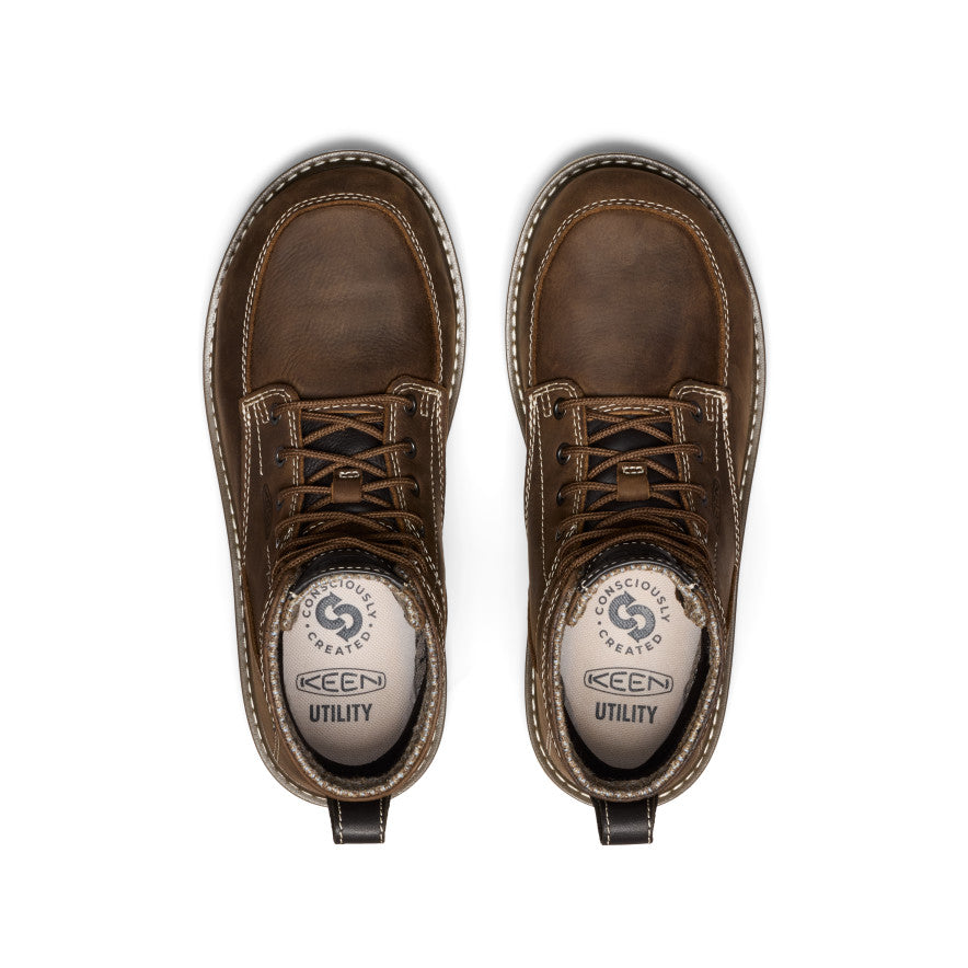 Women's San Jose 6\" Waterproof Boot (Aluminum Toe) | Cascade Brown/Gum
