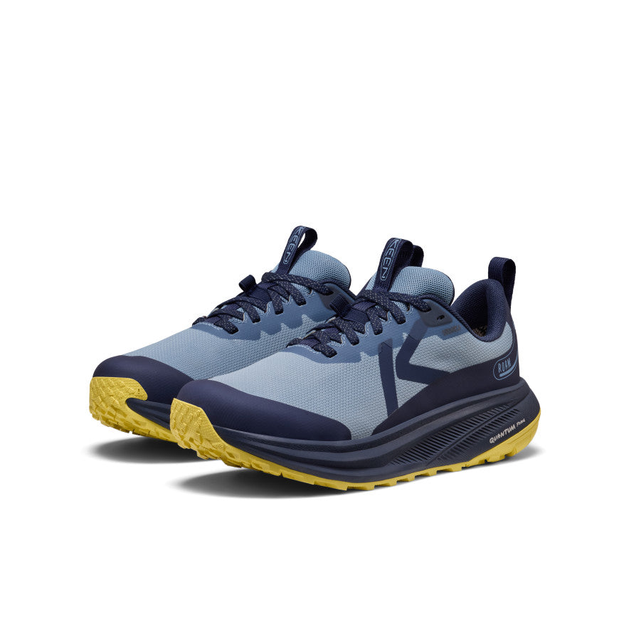 Women's Roam Waterproof Trail Running Shoe | Faded Denim/Lemon Grass