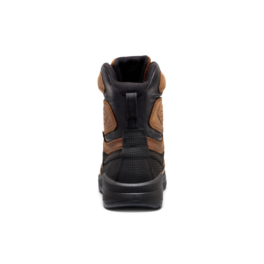 Men's Targhee IV 8\" Insulated Waterproof Work Boot (Carbon Toe) | Bison/Black