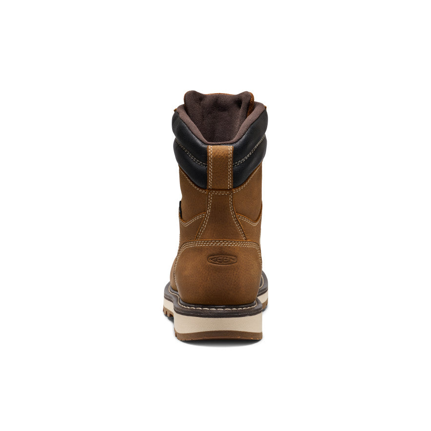 Men's Cincinnati 8\" Waterproof 90° Heel Boot (Carbon Toe) | Belgian/Sandshell