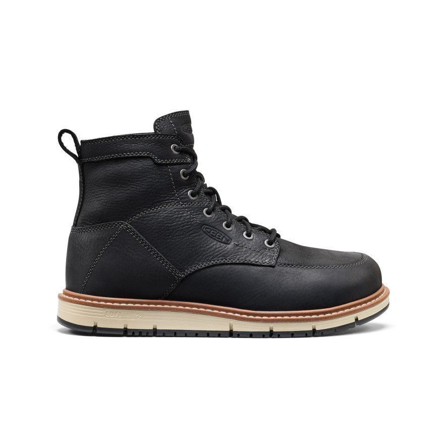 Men's San Jose 6\" Boot (Aluminum Toe) | Black/Caramel Cafe