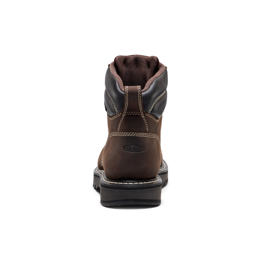 Men's Cincinnati 6\" Waterproof 90° Heel Boot (Carbon Toe) | Coffee Bean/Black