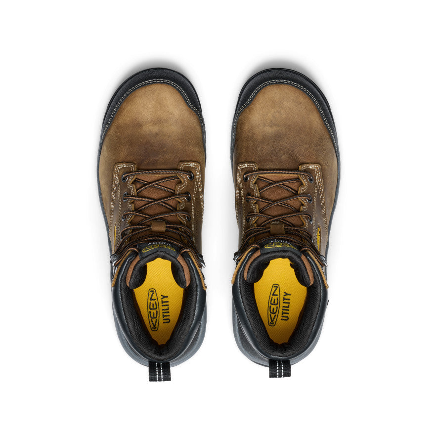 Men's Evanston 6\" Waterproof Boot INT MET (Carbon Toe) | Bison/Black