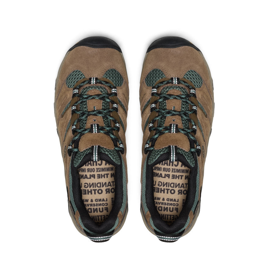 Women's Headout Waterproof Hiking Shoe | Shitake/Dark Forest