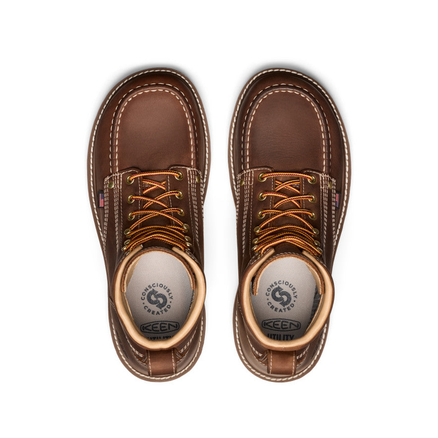 Men's Liberty 6\" Waterproof Boot (Carbon Toe) | Chestnut/Gum