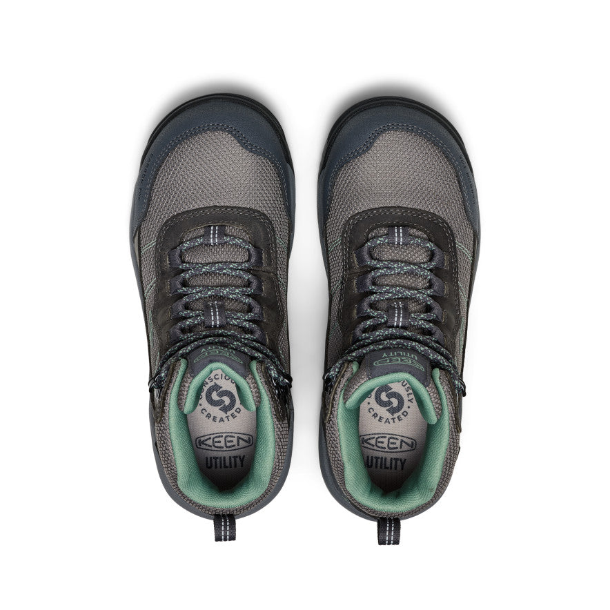 Women's Skokie Waterproof Work Boot (Carbon Toe) | Magnet/Black