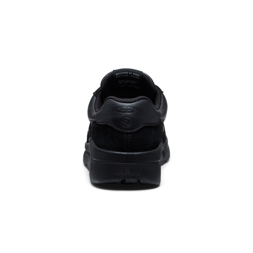 Men's KM2 Leather Jogger | Black/Black