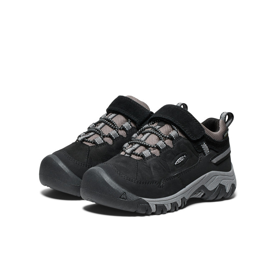 Little Kids' Targhee IV Waterproof Hiking Shoe | Black/Steel Grey