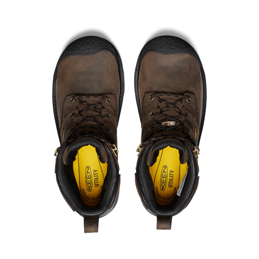 Men's CSA Camden 6\" Waterproof Boot (Carbon Toe) | Dark Earth/Black