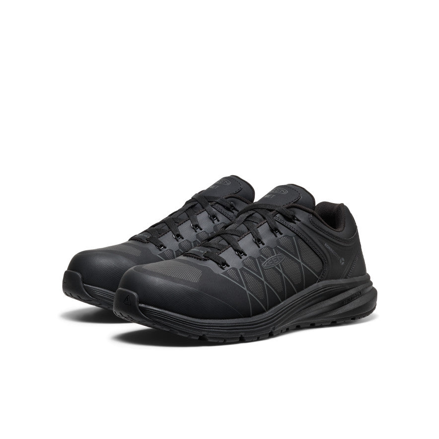 Men's Vista Energy XT Work Sneaker INT MET (Carbon Toe) | Black/Magnet