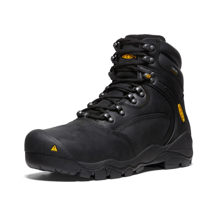 Men's Louisville 6\" Waterproof Boot (Steel Toe) | Black