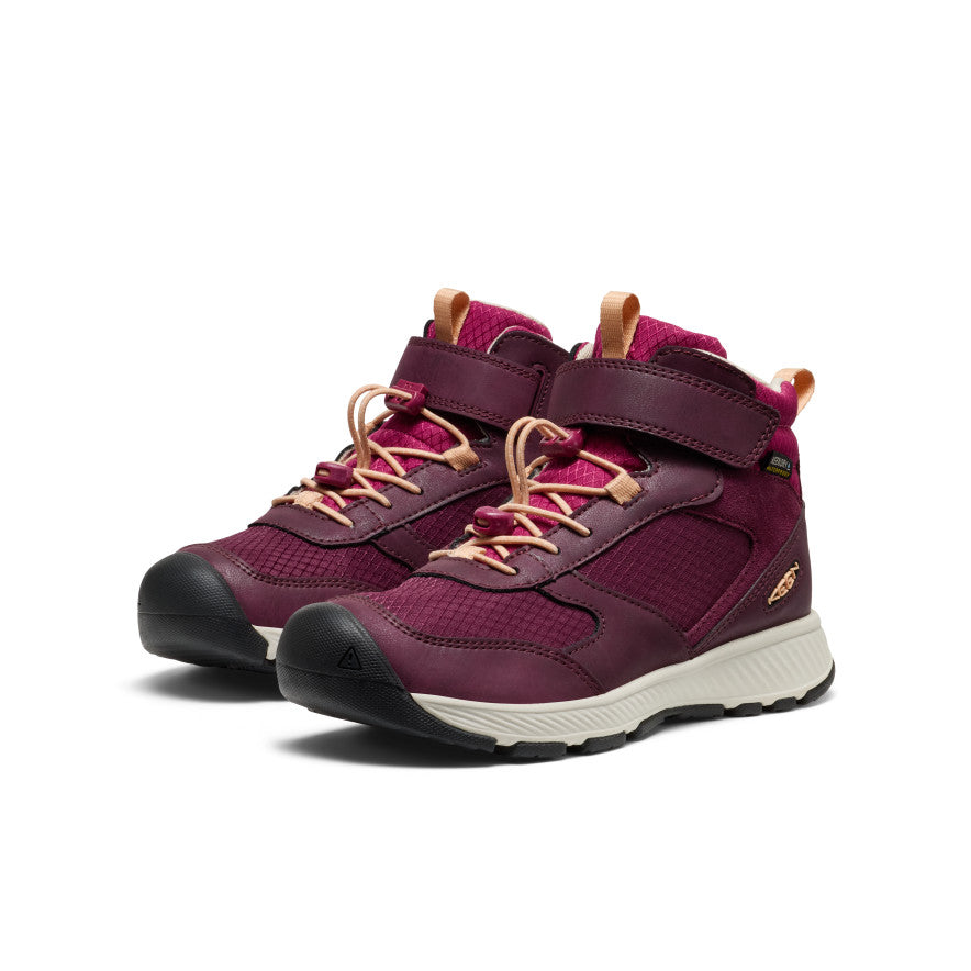 Big Kids' Skua Waterproof Boot | Fig/Peach Fuzz