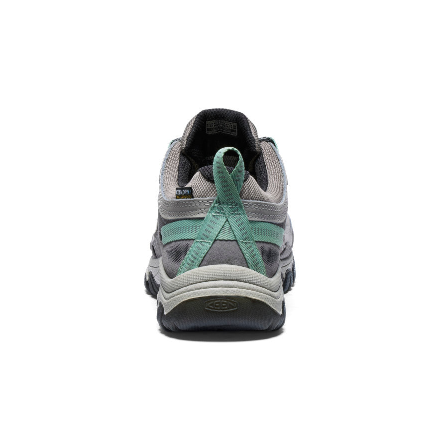 Women's Targhee IV Wide Waterproof Hiking Shoe | Alloy/Granite Green