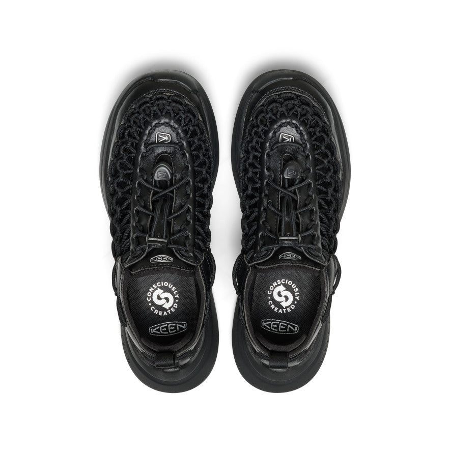 Women's UNEEK WK SNIDEL Sneaker | Black/Silver