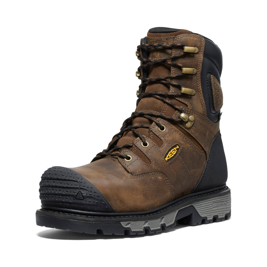 Men's CSA Camden 8\" Waterproof Boot (Carbon Toe) | Dark Earth/Black