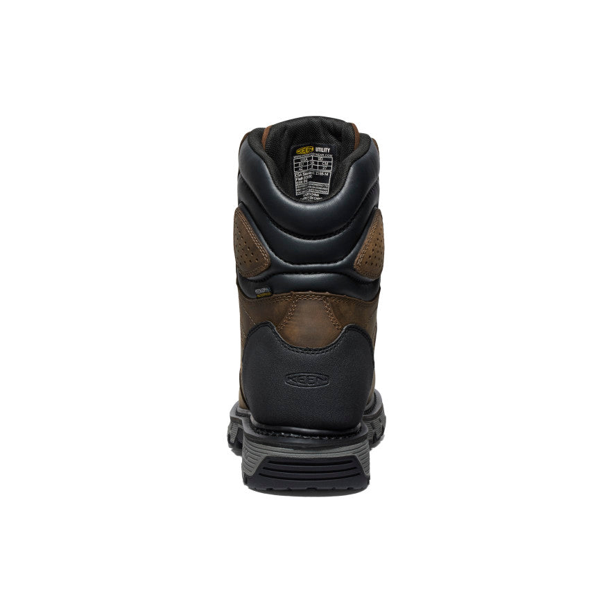 Men's CSA Camden 8\" Waterproof Boot (Carbon Toe) | Dark Earth/Black