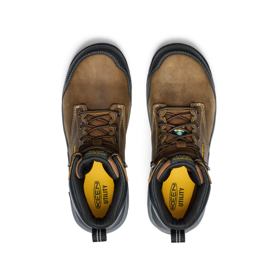Men's CSA Evanston 6\" Waterproof Boot (Carbon Toe) | Bison/Black