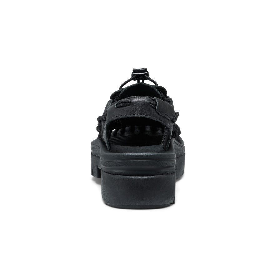 All Gender UNEEK PLT Sneaker | Black Smooth Lea