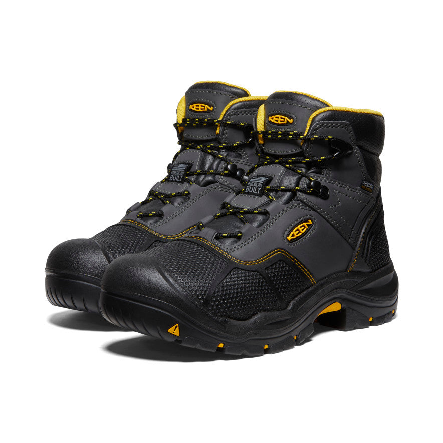 Men's Logandale Waterproof Boot (Steel Toe) | Raven/Black