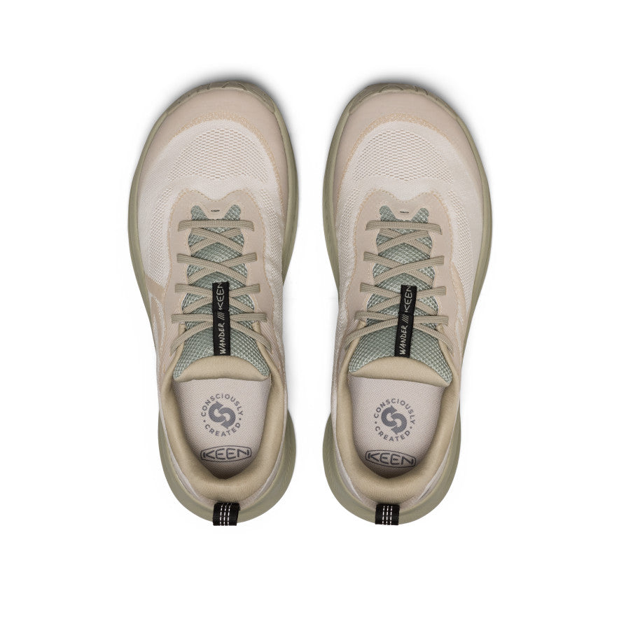 Men's Wander Trail Running Shoe | Star White/Desert Sage