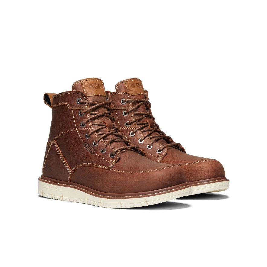 Men's San Jose 6\" Boot (Soft Toe) | Gingerbread/Off White