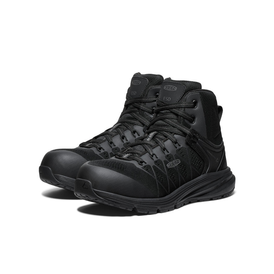 Women's Vista Energy Mid ESD (Carbon Toe) | Black/Black
