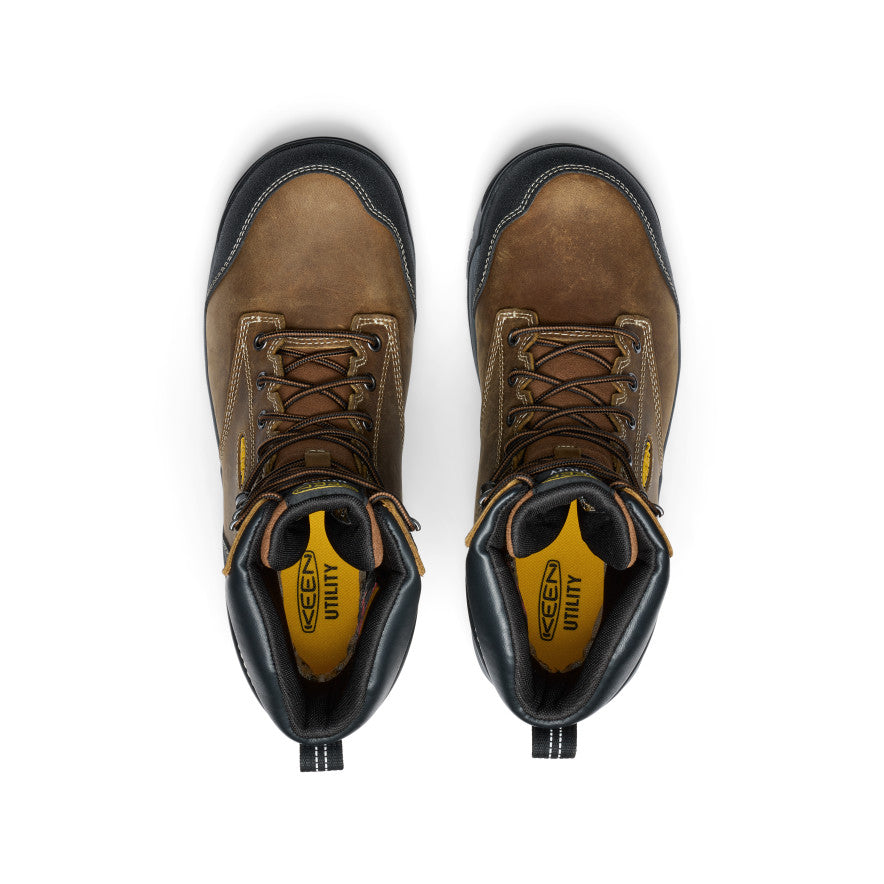 Men's Evanston 8\" Insulated Waterproof Boot (Soft Toe) | Bison/Black