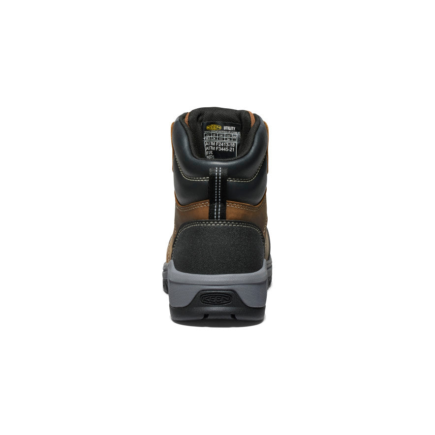 Women's Evanston 6\" ESD Boot (Carbon Toe) | Bison/Black