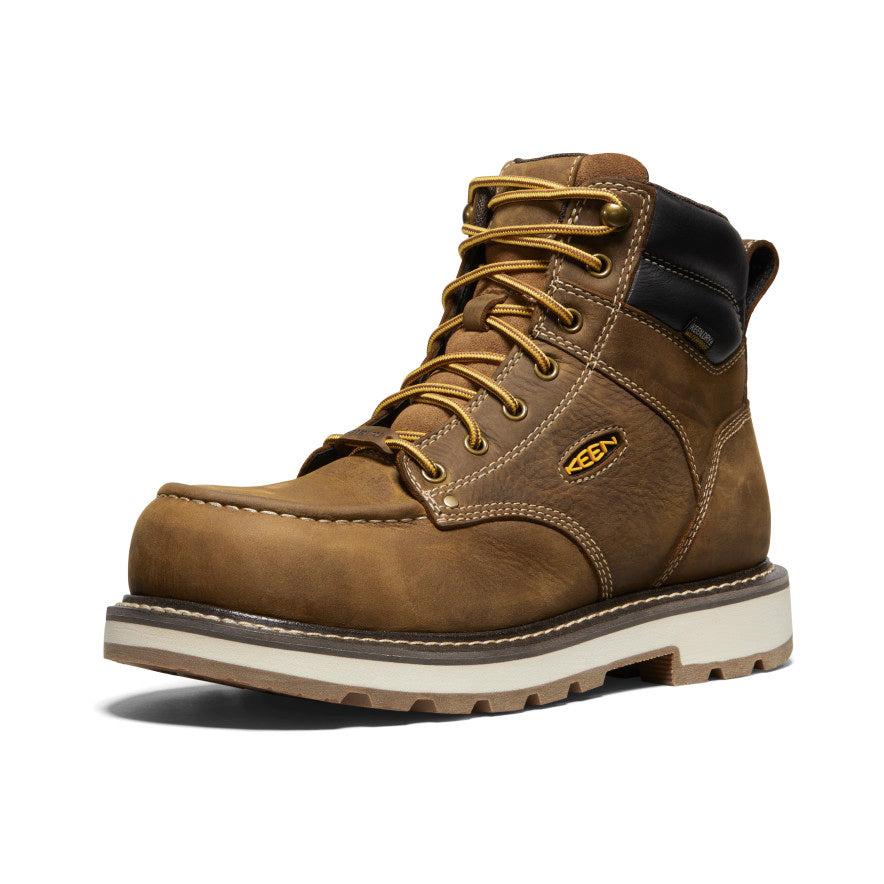 Men's Cincinnati 6\" Waterproof 90° Heel Boot (Carbon Toe) | Belgian/Sandshell