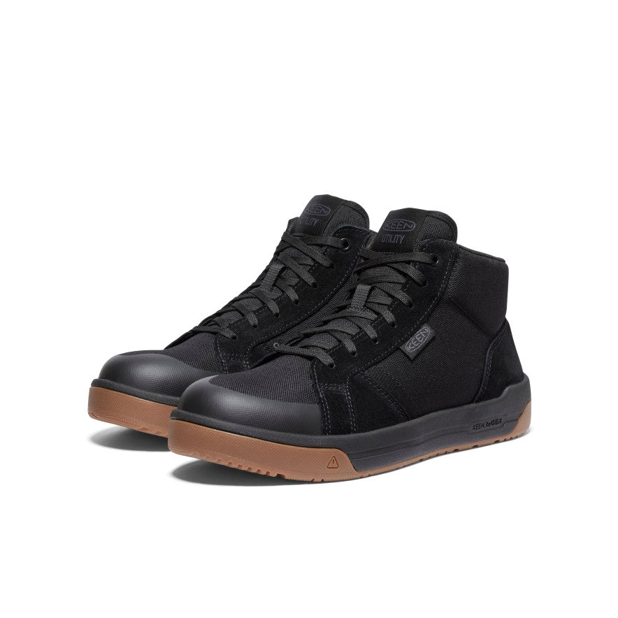 Men's Kenton Mid Work Shoe (Carbon Toe) | Black/Gum