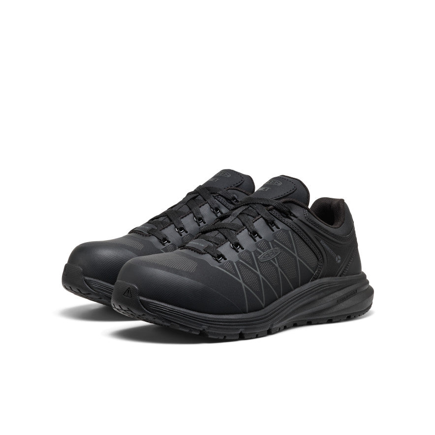 Women's Vista Energy XT Work Sneaker INT MET (Carbon Toe) | Black/Magnet